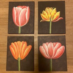 Flower Canvas Prints (4)